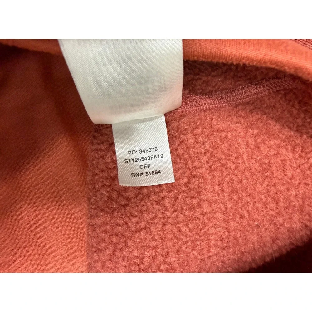 Patagonia Jacket Womens Medium Orange Fleece Full Zip Outdoor Better Sweater